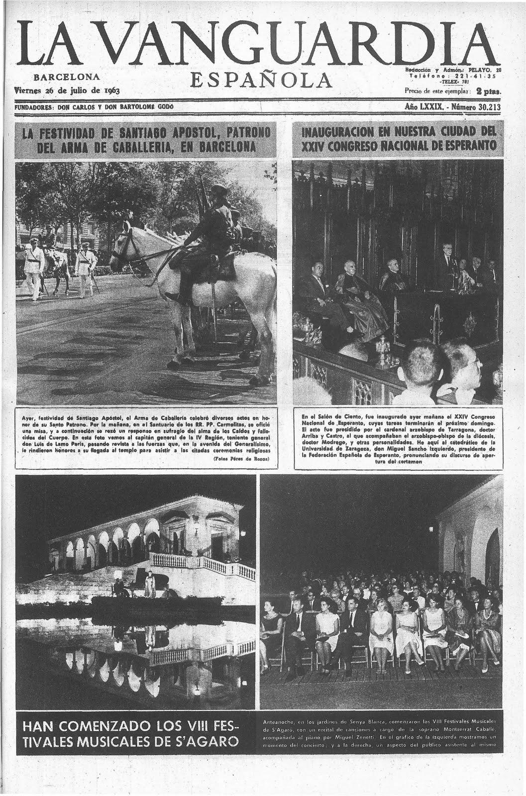 La Vanguardia Española (26-07-1963)