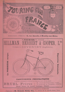 Kovrilo de monata gazeto de Touring Club de France (junio 1891)